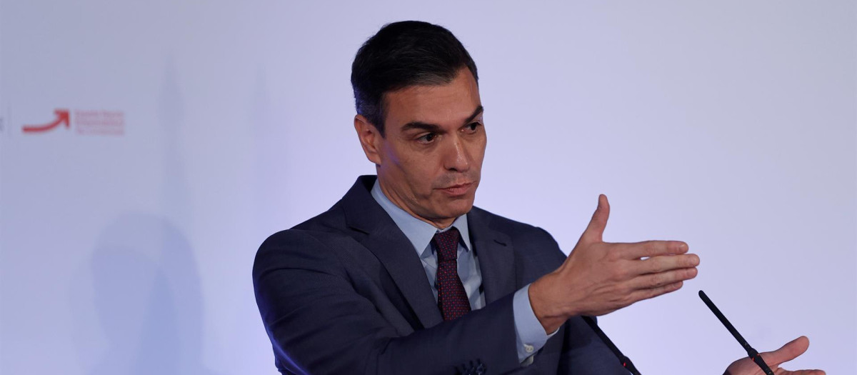 El presidente del Gobierno, Pedro Sánchez