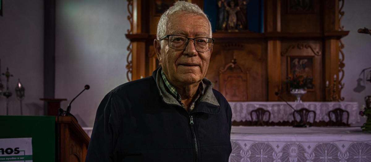 Domingo Guerra, párroco en El Paso