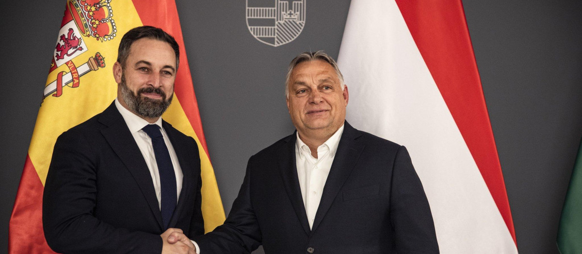 Santiago Abascal y Viktor Orbán