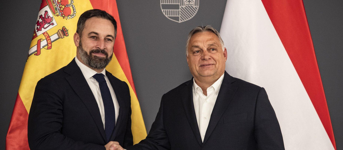 Santiago Abascal y Viktor Orbán