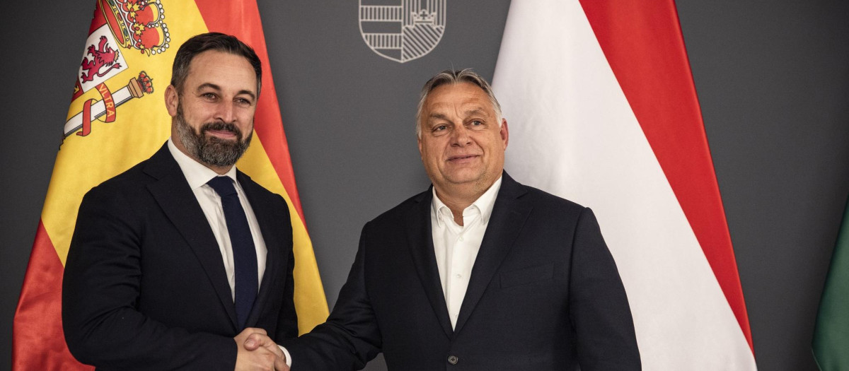 Santiago Abascal y Viktor Orbán