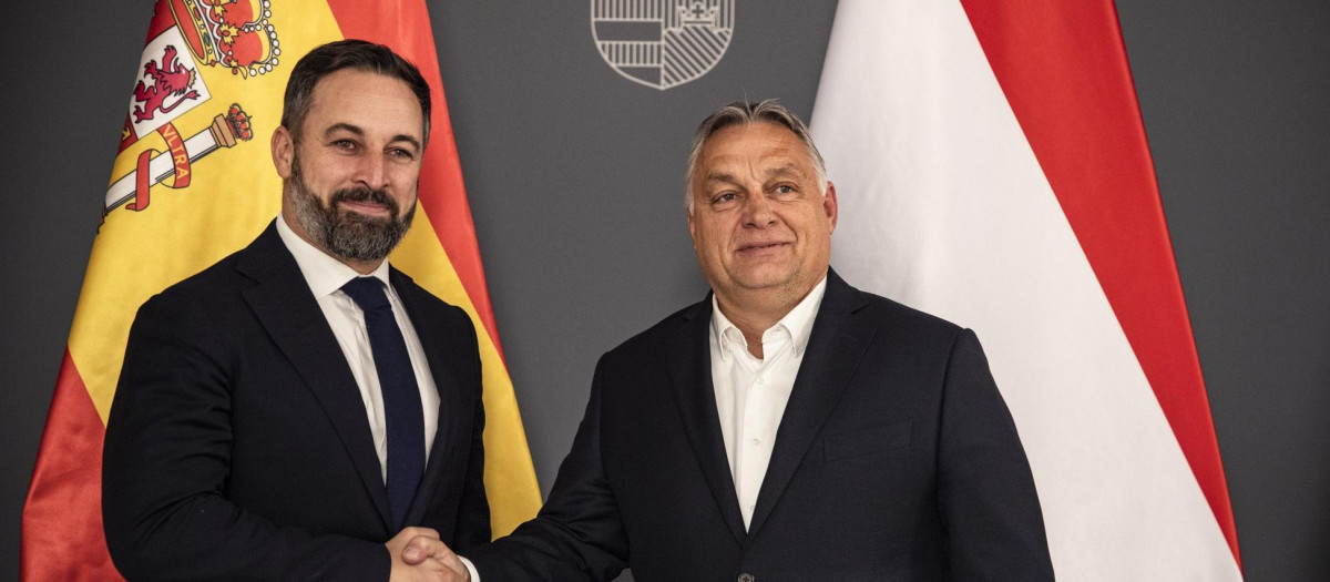 Santiago Abascal y Viktor Orbán