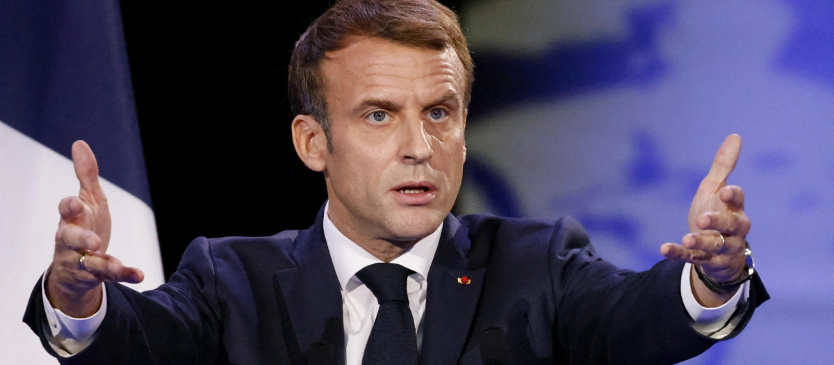 El presidente francés Emmanuel Macron
