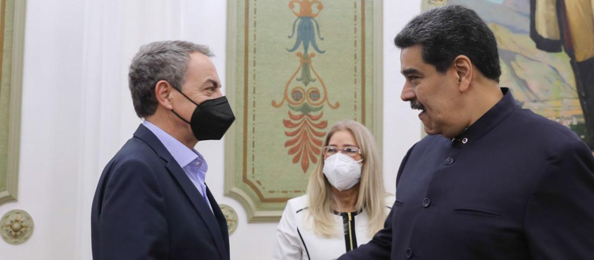 Nicolás Maduro recibe a ex presidente Zapatero