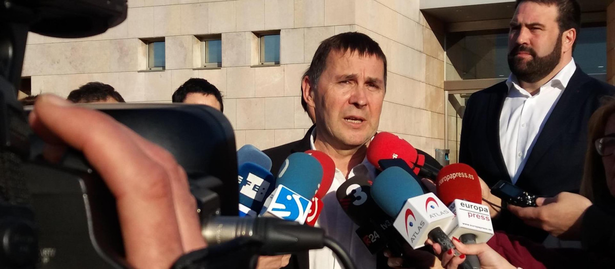 El coordinador general de EH Bildu, Arnaldo Otegui