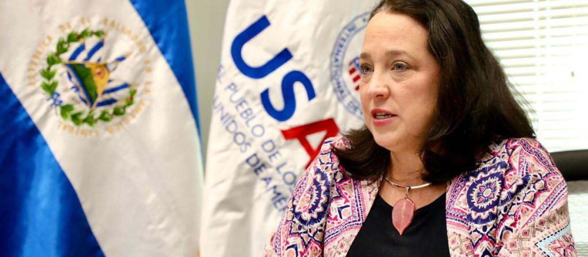 La enviada especial de Biden a El Salvador Jean Manes