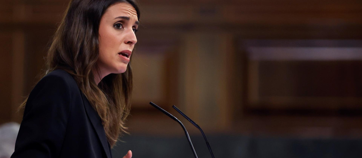 La ministra de Igualdad, Irene Montero