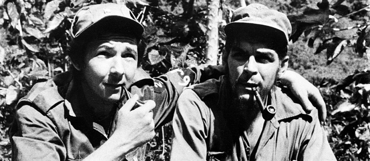 Raúl Castro y el Che Guevara en 1958