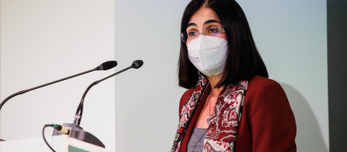La ministra de Sanidad Carolina Darias