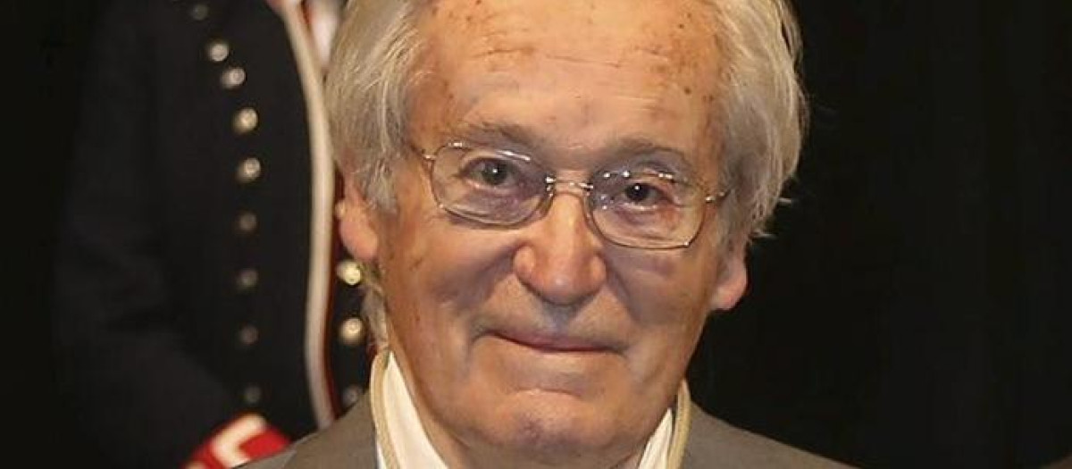 El arquitecto Oriol Bohigas, en 2013, cuando recibió la medalla de oro de la Generalitat de Cataluña