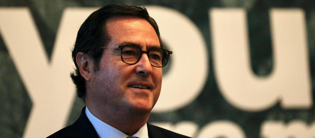 Antonio Garamendi, presidente de la CEOE