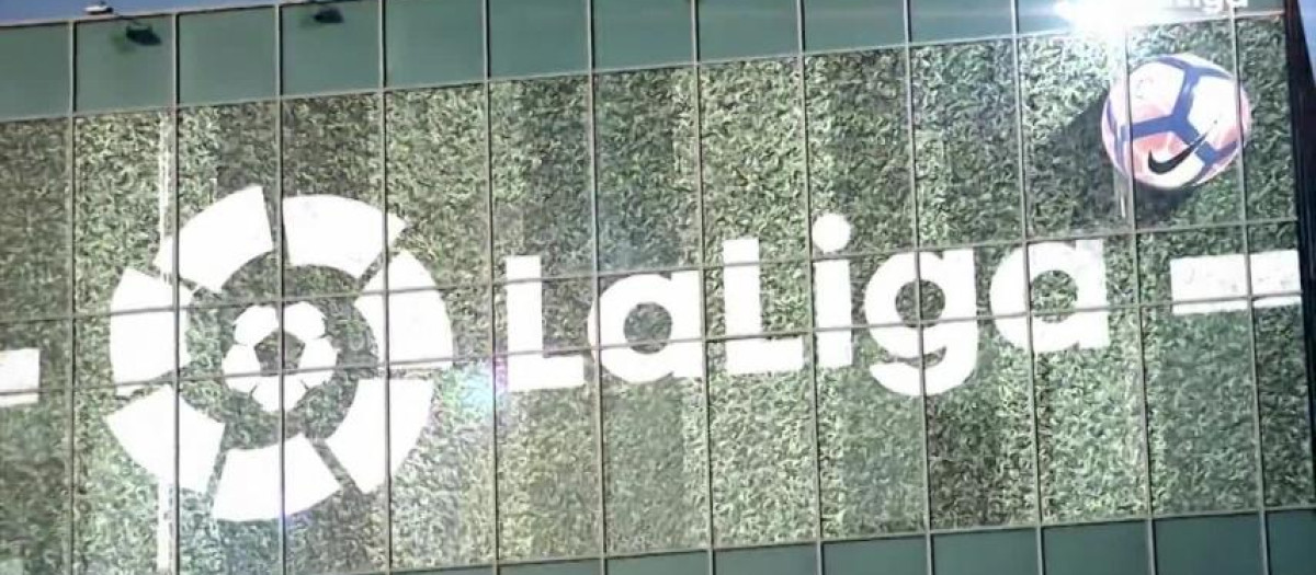 Fachada de la sede de LaLiga