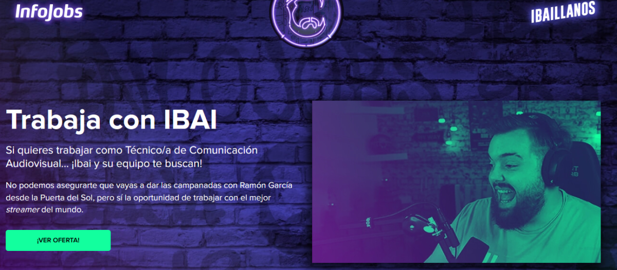 Ibai Llanos busca un empleado para su equipo de e-sports