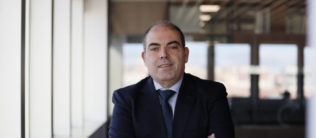 Lorenzo Amor, presidente de ATA, en la redacción de El Debate