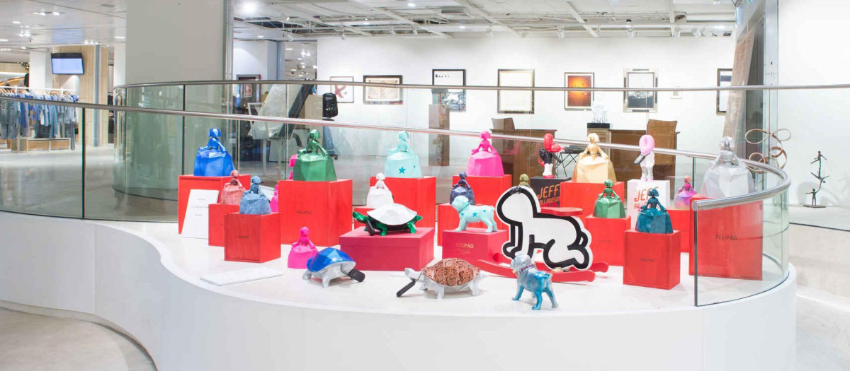 Galería de arte María Porto & Leticia Hervás, en El Corte Inglés de Castellana, en Madrid