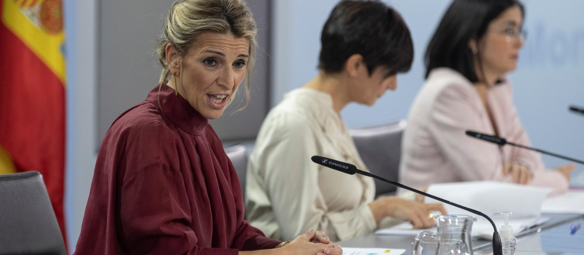 La rueda de prensa posterior al Consejo de Ministros