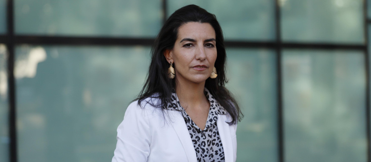 Rocío Monasterio antes de la entrevista