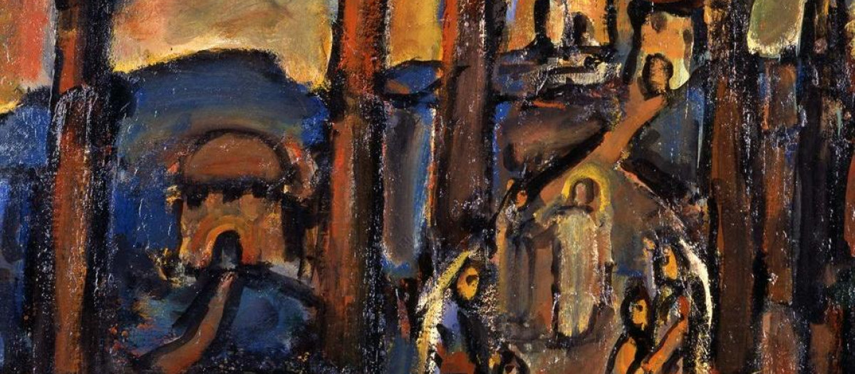 Automne ou Nazareth, de Rouault, fue una de las primeras obras del siglo XX que en ingresar en las colecciones vaticanas.