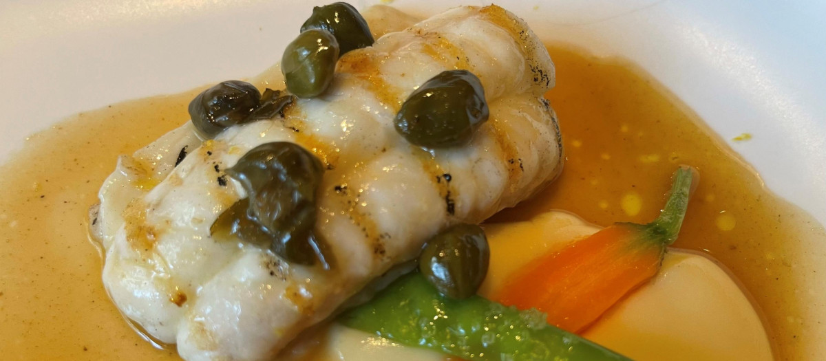Lenguado meuniere sobre parmentier