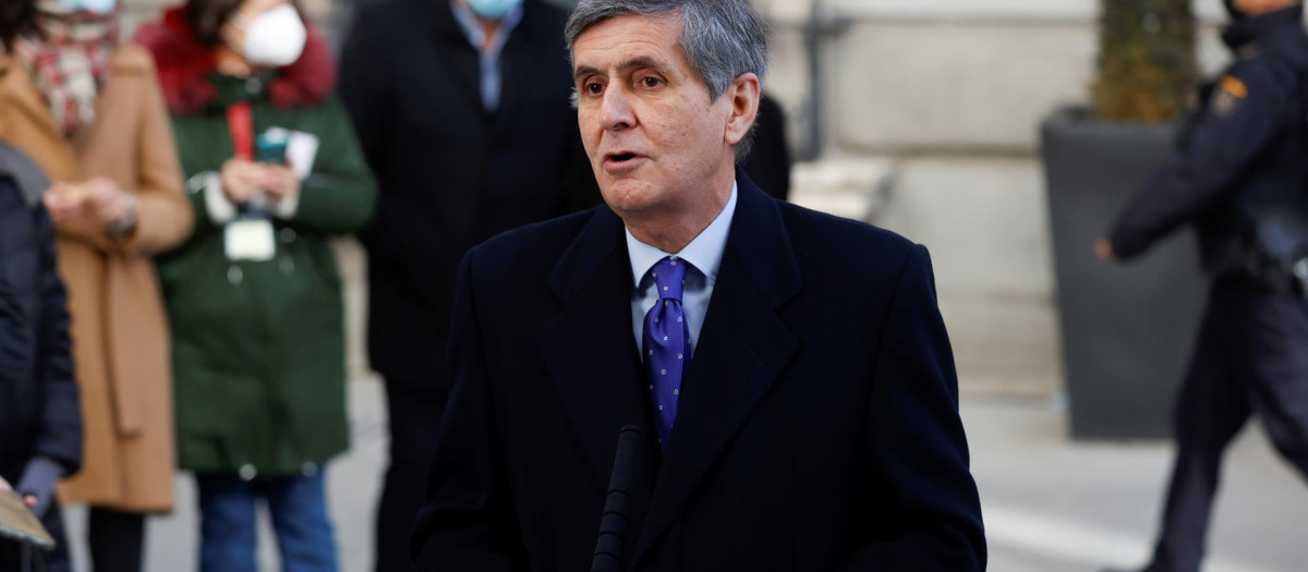 El presidente del Tribunal Constitucional, Pedro José González Trevijano durante el Día de la Constitución