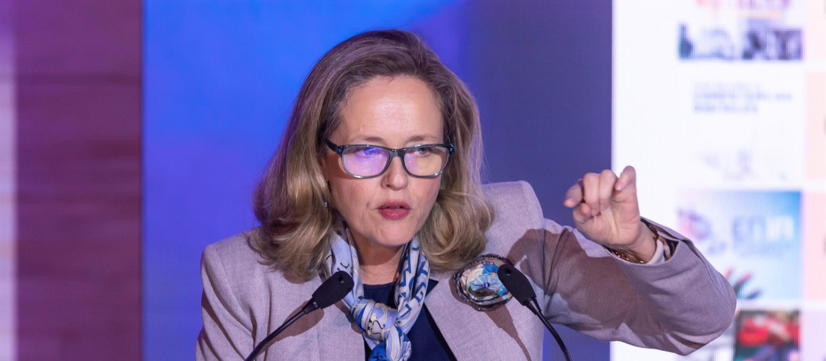 a vicepresidenta del Gobierno y ministra de Asuntos Económicos y Transformación Digital, Nadia Calviño