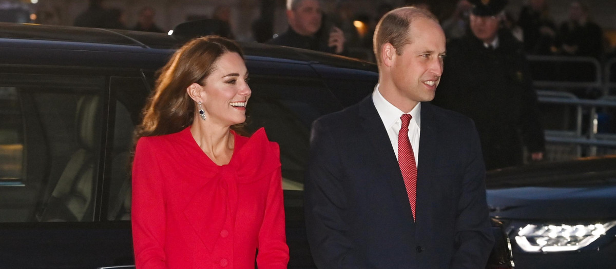 Members of the Royal Family attend "Together At Christmas" Community Carol Service at Westminster Abbey

Pictured: Catherine,Duchess of Cambridge and Prince William,Duke of Cambridge