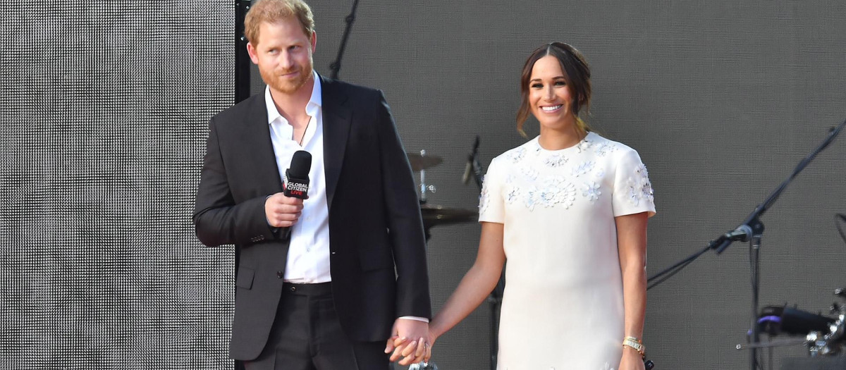 Meghan Markle y el príncipe Harry, durante un evento en Nueva York el pasado mes de septiembre