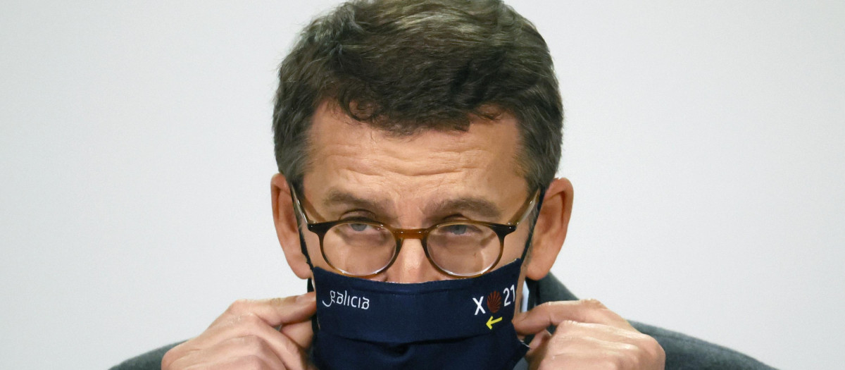 Alberto Núñez Feijóo en un acto