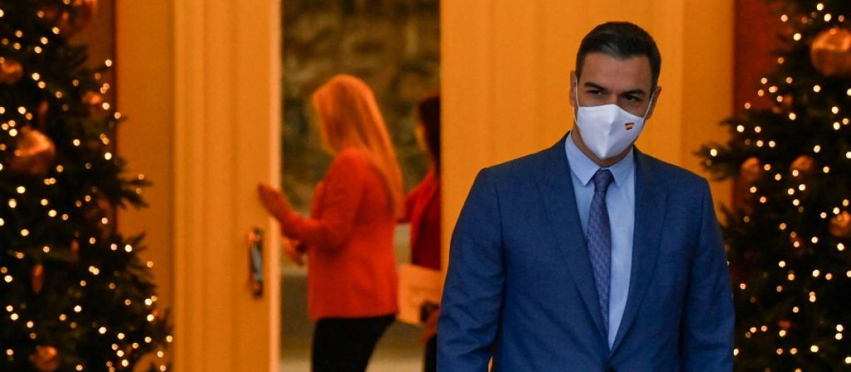 El presidente del Gobierno, Pedro Sánchez