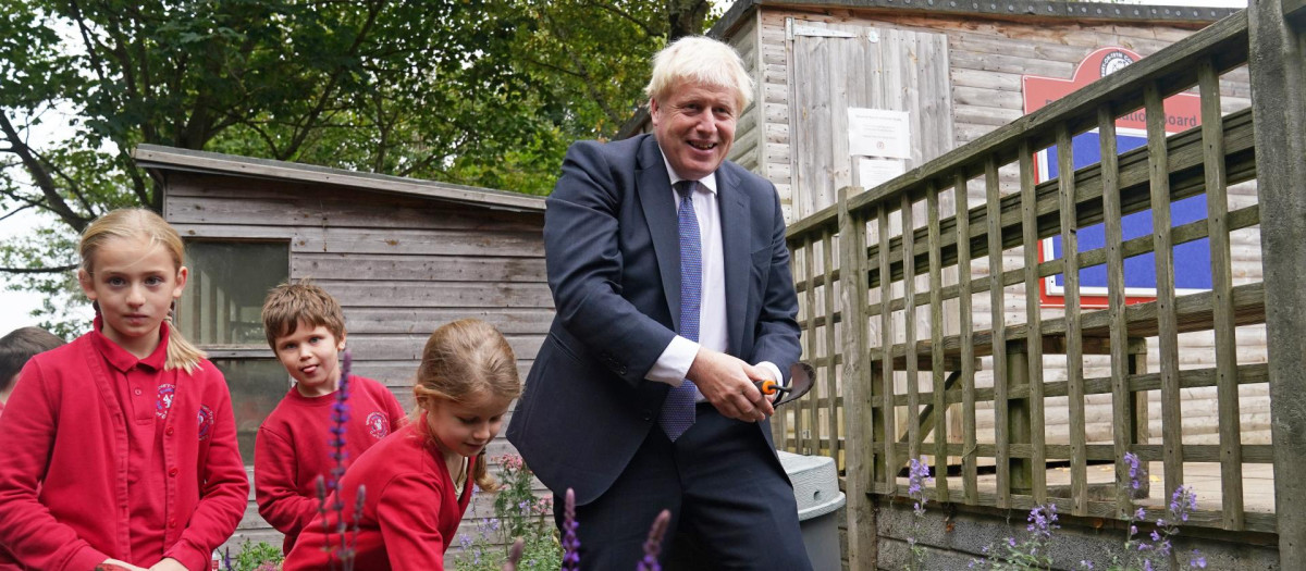 El primer ministro Boris Johnson