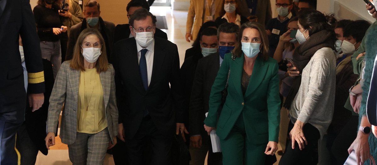 Rajoy protagonizó la última sesión de la comisión Kitchen