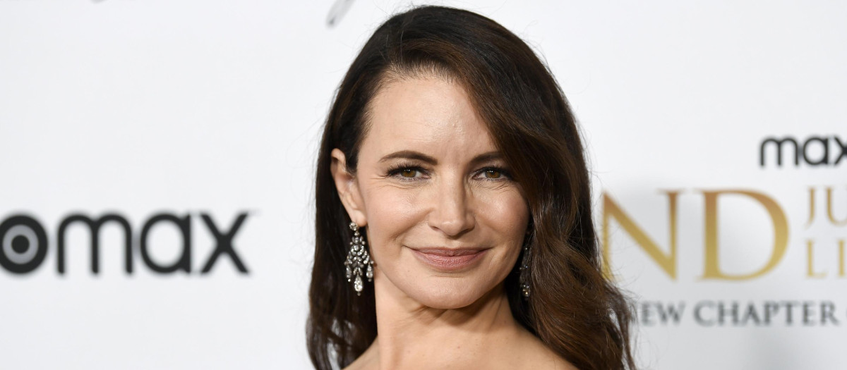 Actress Kristin Davis at the premiere of "And Just Like That" TV series in New York, NY on December 8, 2021.