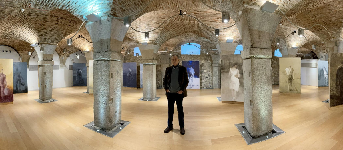 Pedro Cano en la exposición 'Identidad en tránsito'