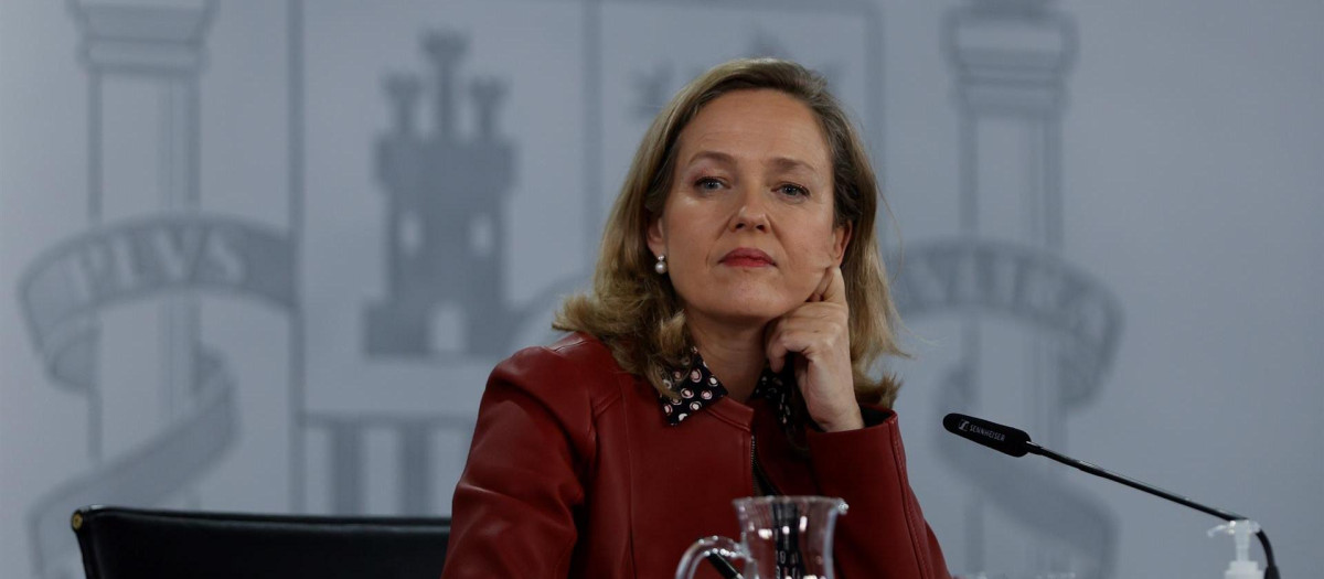La vicepresidenta primera y ministra de Asuntos Económicos, Nadia Calviño