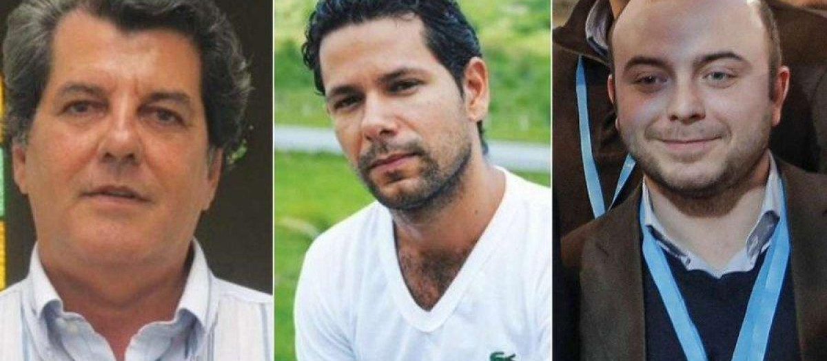 Los cubanos Oswaldo Payá y Harol Cepero; y el español Ángel Carromero