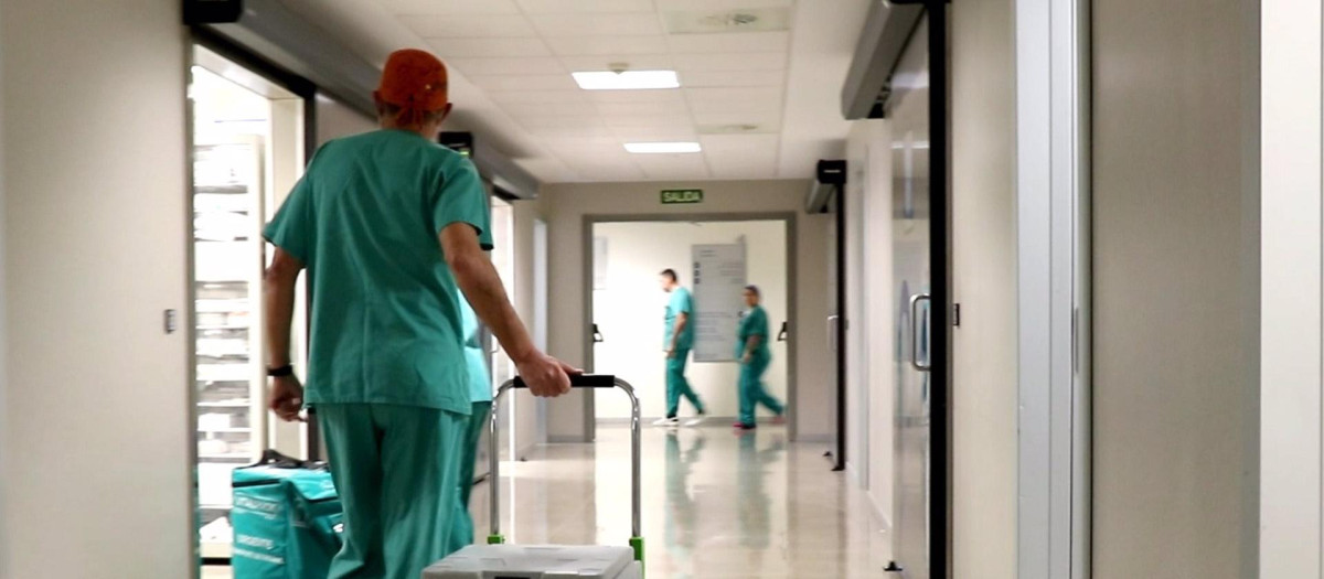 Sanitarios en un hospital de la Comunidad Valenciana