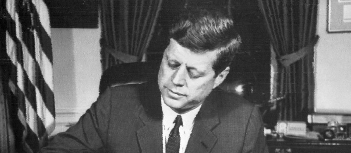 John F. Kennedy, presidente americano de 1961 a 1963