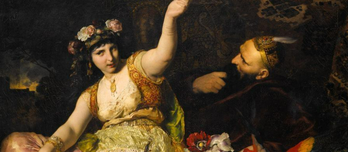 Sherezade y Shahriar (1880), de Ferdinand Keller