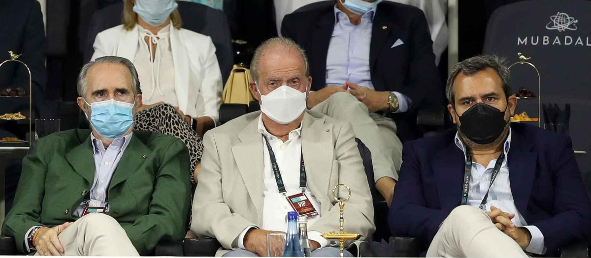 Juan Carlos I en la reaparición de Nadal