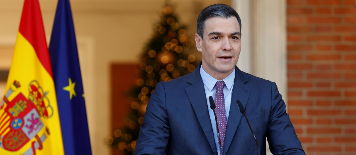 Pedro Sánchez en una imagen del viernes