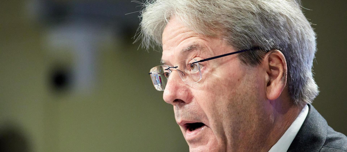 El comisario de Economía de la Comisión Europea, Paolo Gentiloni