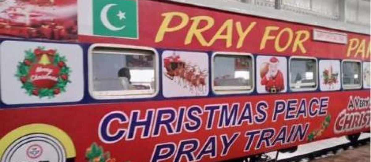 El tren de la Paz de la Navidad