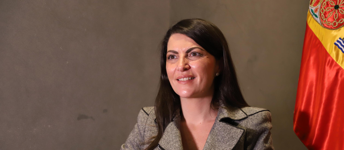 Macarena Olona, tras la entrevista con El Debate.