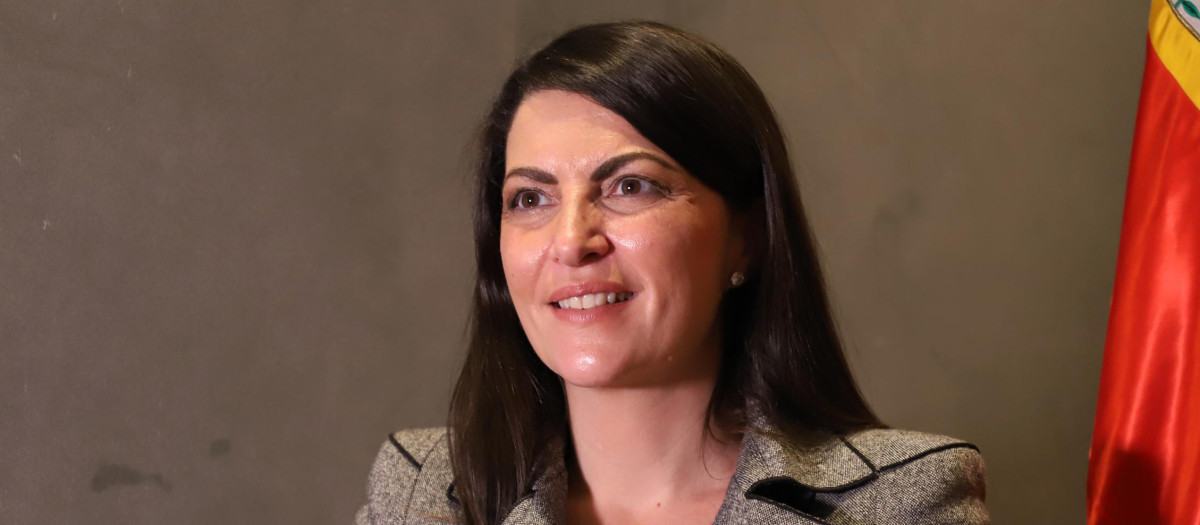 Macarena Olona, tras la entrevista con El Debate.