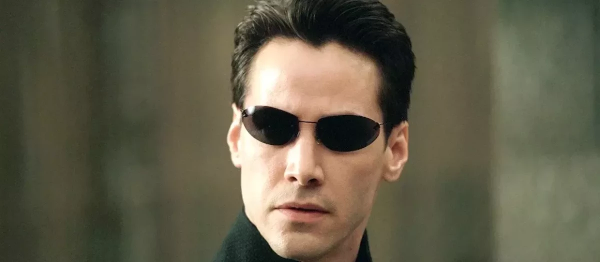 Keanu Reeves, en una imagen como Neo en la película Matrix