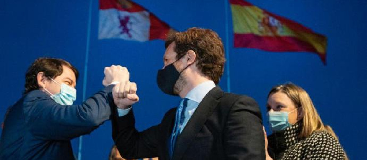 Pablo Casado y Alfonso Fernández Mañueco