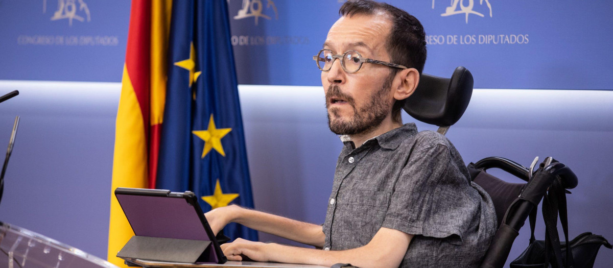 Pablo Echenique en el Congreso