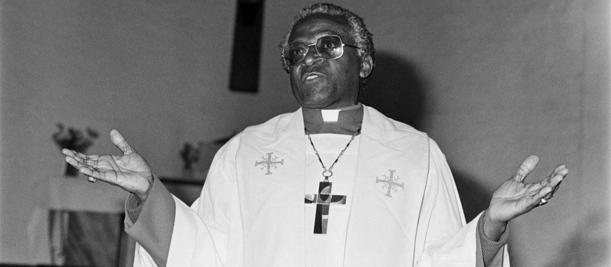 El arzobispo Desmond Tutu, fallecido hoy a sus 90 años