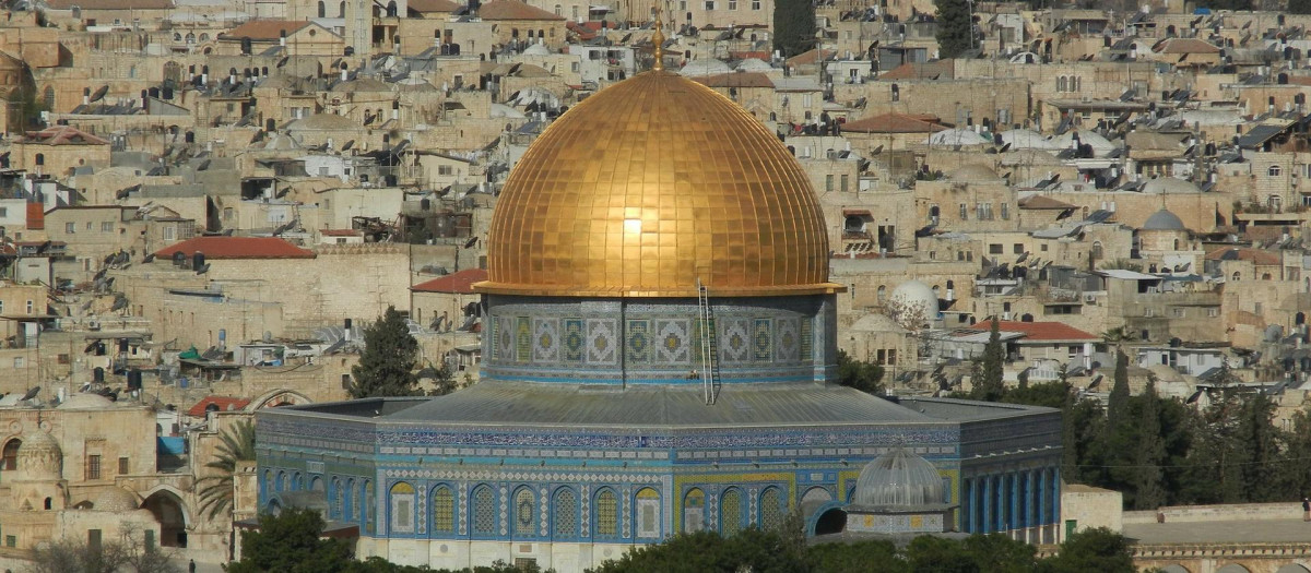 Mezquita de Al-Aqsa en Jerusalén donde tuvo lugar el sermón
