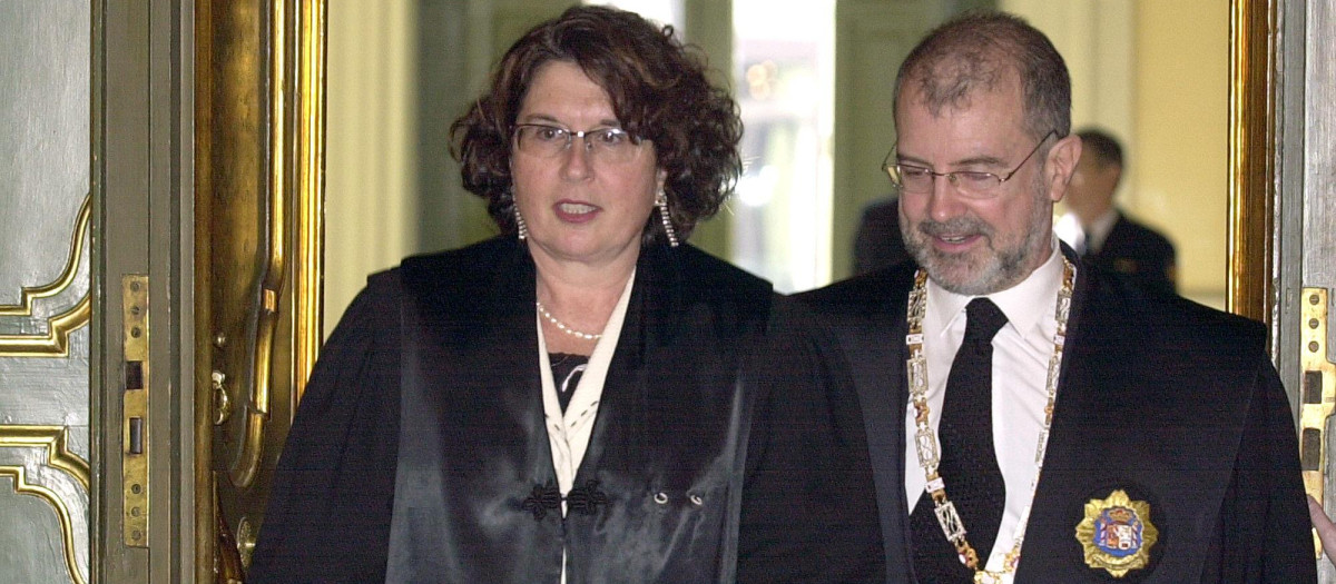 Celsa Picó, antes de tomar posesión como magistrada de la Sala de lo Contencioso-Administrativo del Supremo, convirtiéndose en la segunda mujer que entró en este Tribunal